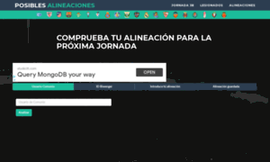 Posiblesalineaciones.com thumbnail