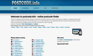 Postcode.info thumbnail