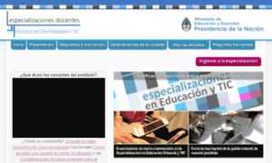Postituloprimariatic.educacion.gov.ar thumbnail