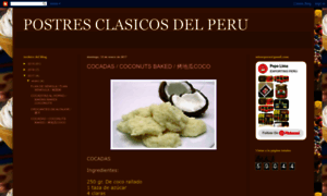 Postresclasicosdelperu.blogspot.com thumbnail