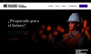 Postulantes.ucontinental.edu.pe thumbnail