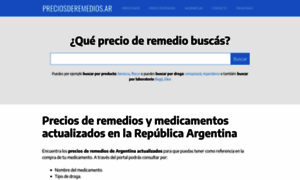 Preciosderemedios.ar thumbnail