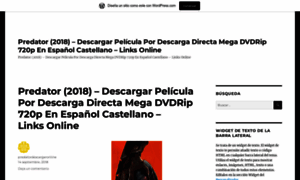 Predatordescargaronline.wordpress.com thumbnail