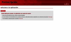 Preinscripcion.unileon.es thumbnail