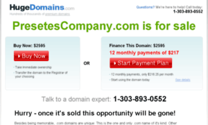 Presetescompany.com thumbnail