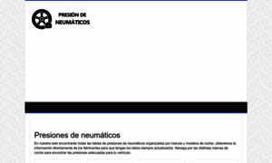Presiondeneumaticos.com thumbnail