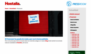 Pressroom.hostalia.com thumbnail