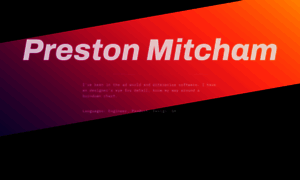 Prestonmitcham.com thumbnail