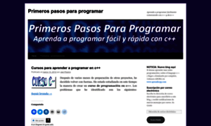 Primerospasosparaprogramar.wordpress.com thumbnail