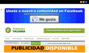 Primiciastachira.com.ve thumbnail