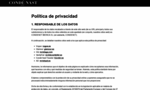 Privacidad.condenast.es thumbnail