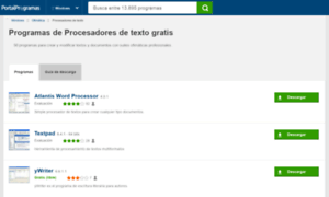 Procesadores-texto.portalprogramas.com thumbnail
