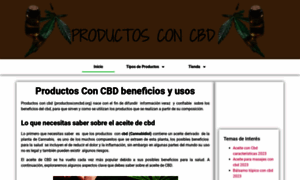 Productosconcbd.org thumbnail