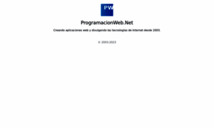Programacionweb.net thumbnail