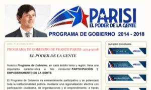 Programapresidencialfrancoparisi.blogspot.com thumbnail