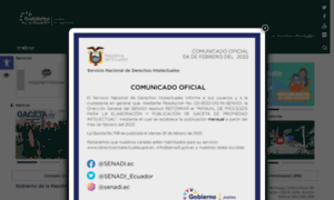 Propiedadintelectual.gob.ec thumbnail