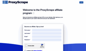 Proxyscrape.tapfiliate.com thumbnail