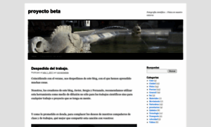 Proyectobeta.wordpress.com thumbnail