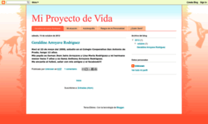 Proyectodevidageraldine.blogspot.com thumbnail