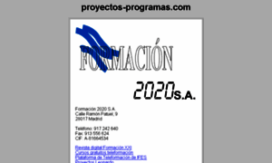 Proyectos-programas.com thumbnail