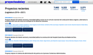 Proyectosdeley.pe thumbnail
