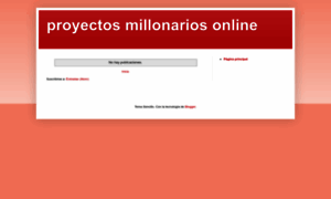 Proyectosmillonariosonline.blogspot.com thumbnail