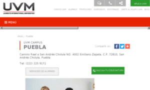 Puebla.uvmnet.edu thumbnail