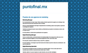 Puntofinal.mx thumbnail