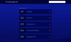 Puresavage.net thumbnail