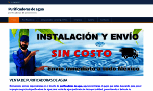 Purificadorasagua.com.mx thumbnail
