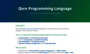 Qore.org thumbnail