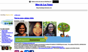 Quehagoconlosnenes.wordpress.com thumbnail