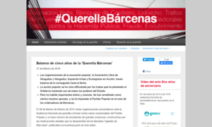 Querellabarcenas.org thumbnail