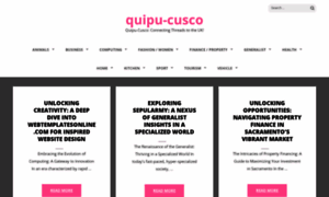 Quipu-cusco.com thumbnail