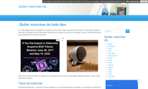 Quitarmanchasde.com thumbnail