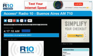 Radio10vivo.com.ar thumbnail