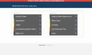 Radiouniversal.com.mx thumbnail