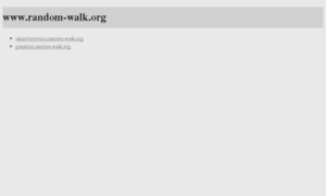 Random-walk.org thumbnail