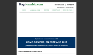 Rapicambio.com thumbnail