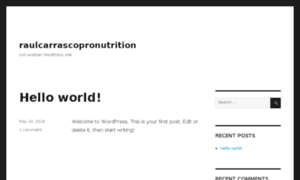 Raulcarrascopronutrition.com thumbnail