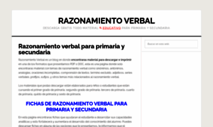 Razonamientoverbal.com thumbnail