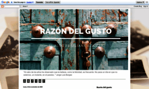 Razondelgusto.blogspot.com.es thumbnail