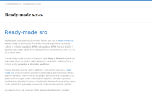 Ready-made-sro.eu thumbnail