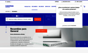 Recambios.eurofred.es thumbnail