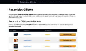 Recambiosgillette.com thumbnail