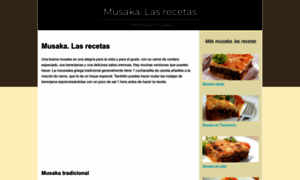 Recetamusaka.es thumbnail