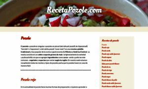 Recetapozole.com thumbnail