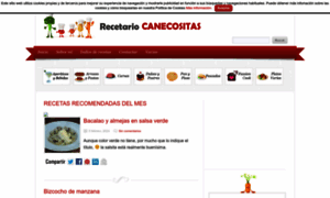 Recetariocanecositas.com thumbnail