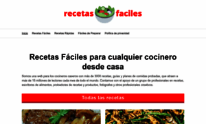 Recetas-faciles.org thumbnail