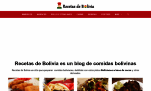 Recetasdebolivia.com thumbnail